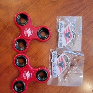 Disney Cruise Line Keychains and Fidget Spinners